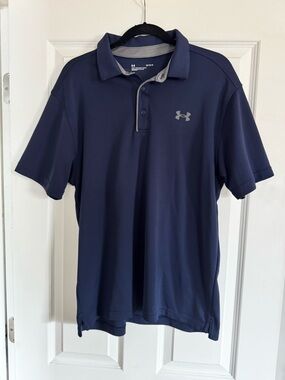 Under Armour Men's Dark Navy Performance Polo